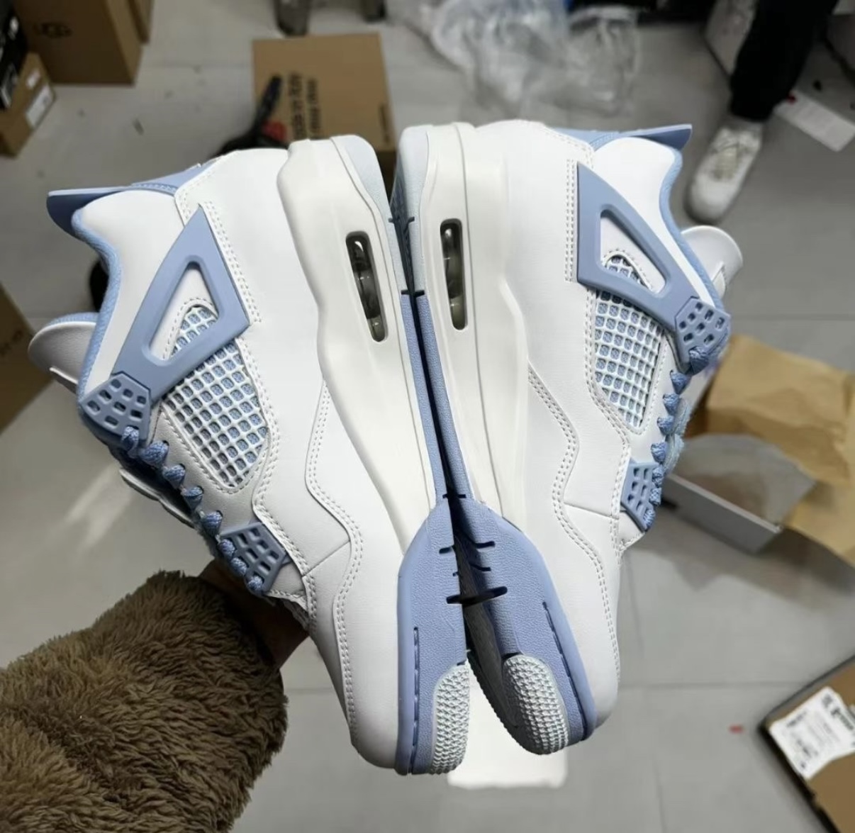 PK God Batch Air Jordan 4 Retro 'Forget Me Not' HV0823-100 review Brayan Vazquez