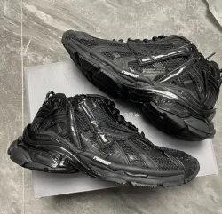 Balenciaga Runner Sneaker Black 656065 W3RA1 1000 review Anjanette Arzani