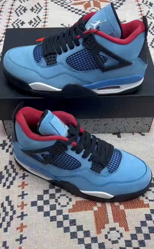 PK God Batch Air Jordan 4 Retro Travis Scott Cactus Jack 308497-406 review 