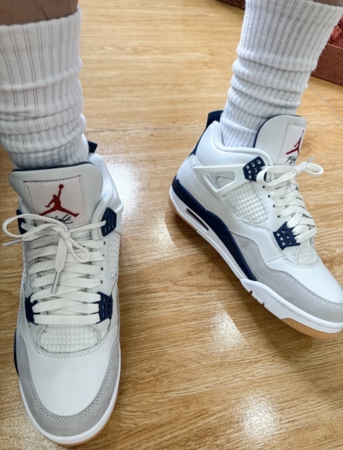 PK God Batch Jordan 4 Retro SB SP Navy DR5415-100 review 