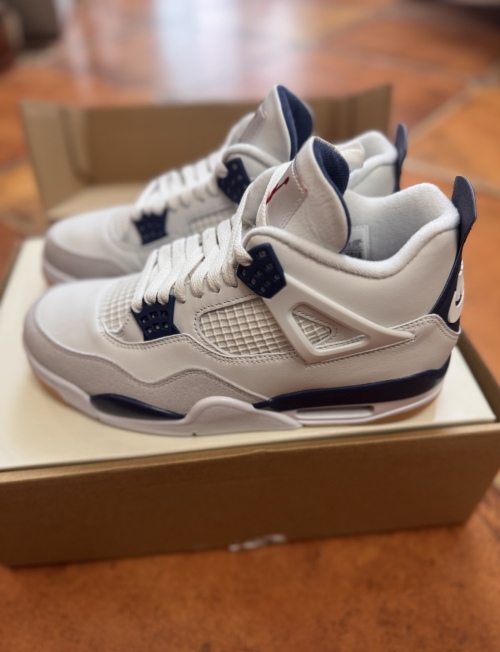 PK God Batch Jordan 4 Retro SB SP Navy DR5415-100 review 