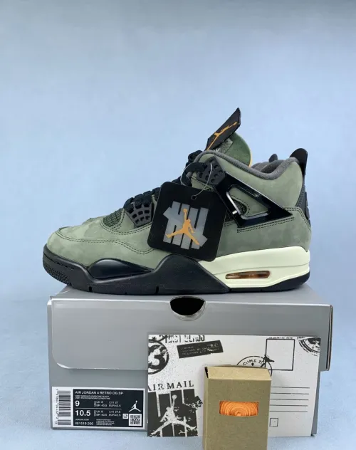 PK God Batch Air Jordan 4 Retro Undefeated 2018 IB1519-200 review 