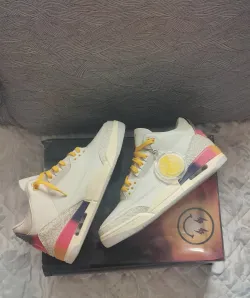 PK God Batch Air Jordan 4 x J Balvin White Blue Red x J Balvin FN0344-901 review Kai Abad
