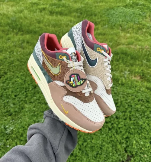 PK God Batch Nike Air Max 1 '87 Luxe University of Oregon PE (2024) HQ2639-100 review 