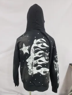 Hellstar Studios Records Tracksuit Black （full set） review Stockxkicksvip  03
