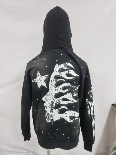 Hellstar Studios Records Tracksuit Black （full set） review Stockxkicksvip  02