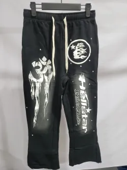 Hellstar Studios Records Tracksuit Black （full set） review Stockxkicksvip  06