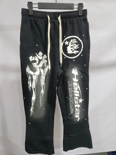Hellstar Studios Records Tracksuit Black （full set） review Stockxkicksvip  05