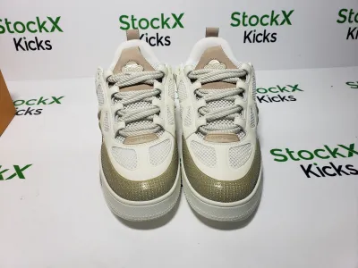 Louis Vuitton Skate Sneaker Leather lace up Fashionable Board Shoes Grey 51BCOLRB review Stockxkicksvip 02