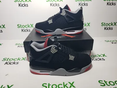 Special offer Batch Air Jordan 4 Retro Bred 308497-060 review Stockxkicksvip  04