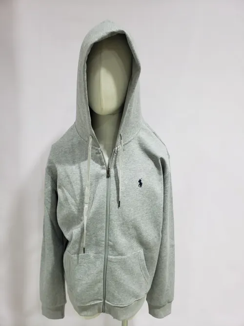 Polo Ralph Lauren Double-Knit Full-Zip Hoodie Grey review 