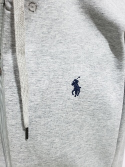 Polo Ralph Lauren Double-Knit Full-Zip Hoodie Grey review Stockxkicksvip 03
