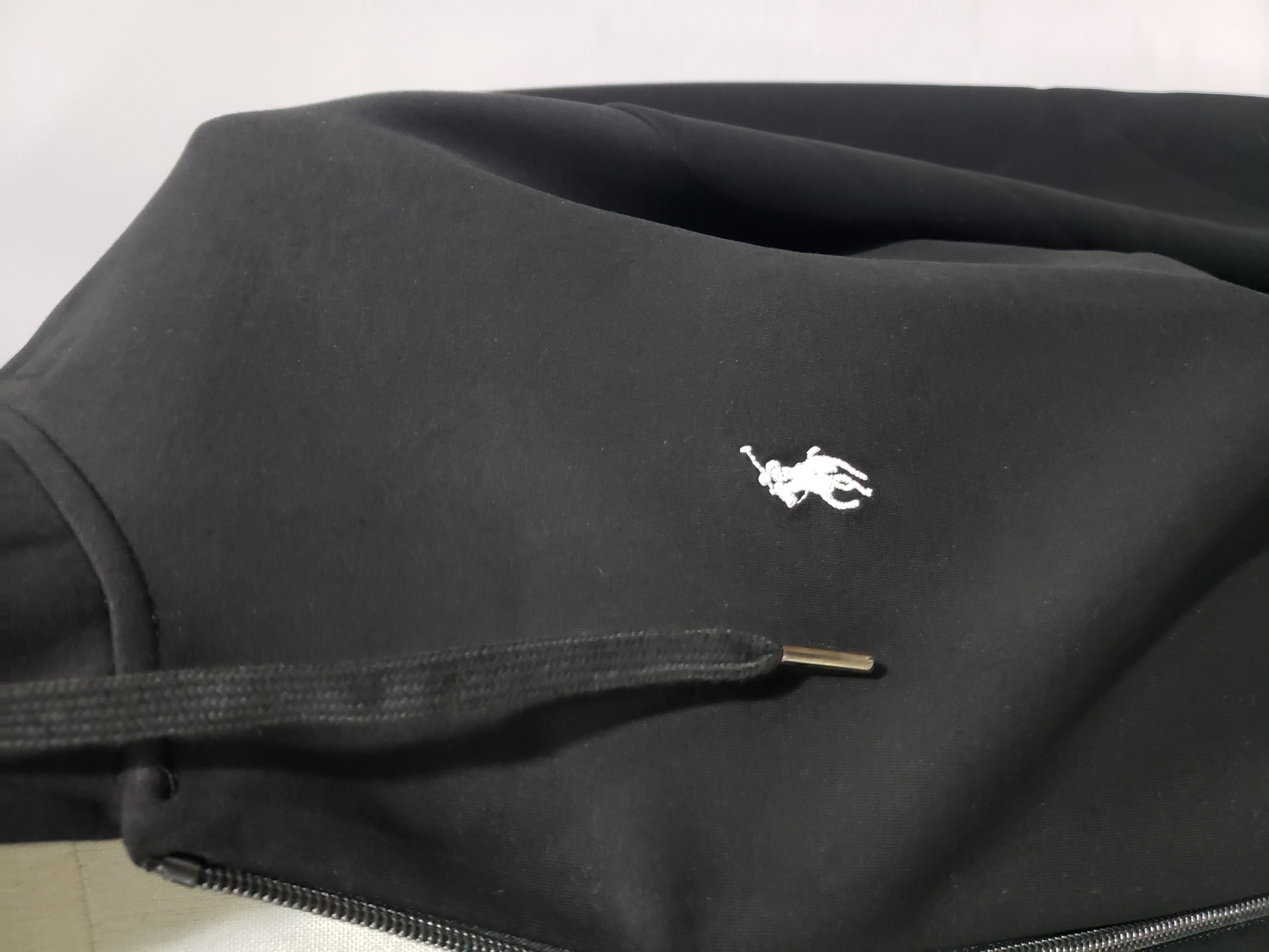 Polo Ralph Lauren Men's Double Knit Full-Zip Hoodie Sweatshirt Black and Red review Stockxkicksvip 02