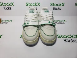 Louis Vuitton Trainer White Green 1A98UX review Stockxkicksvip 03