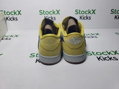 PK God Batch Air Jordan 1 Retro Low OG SP Travis Scott Canary DZ4137-700 review Stockxkicksvip  02