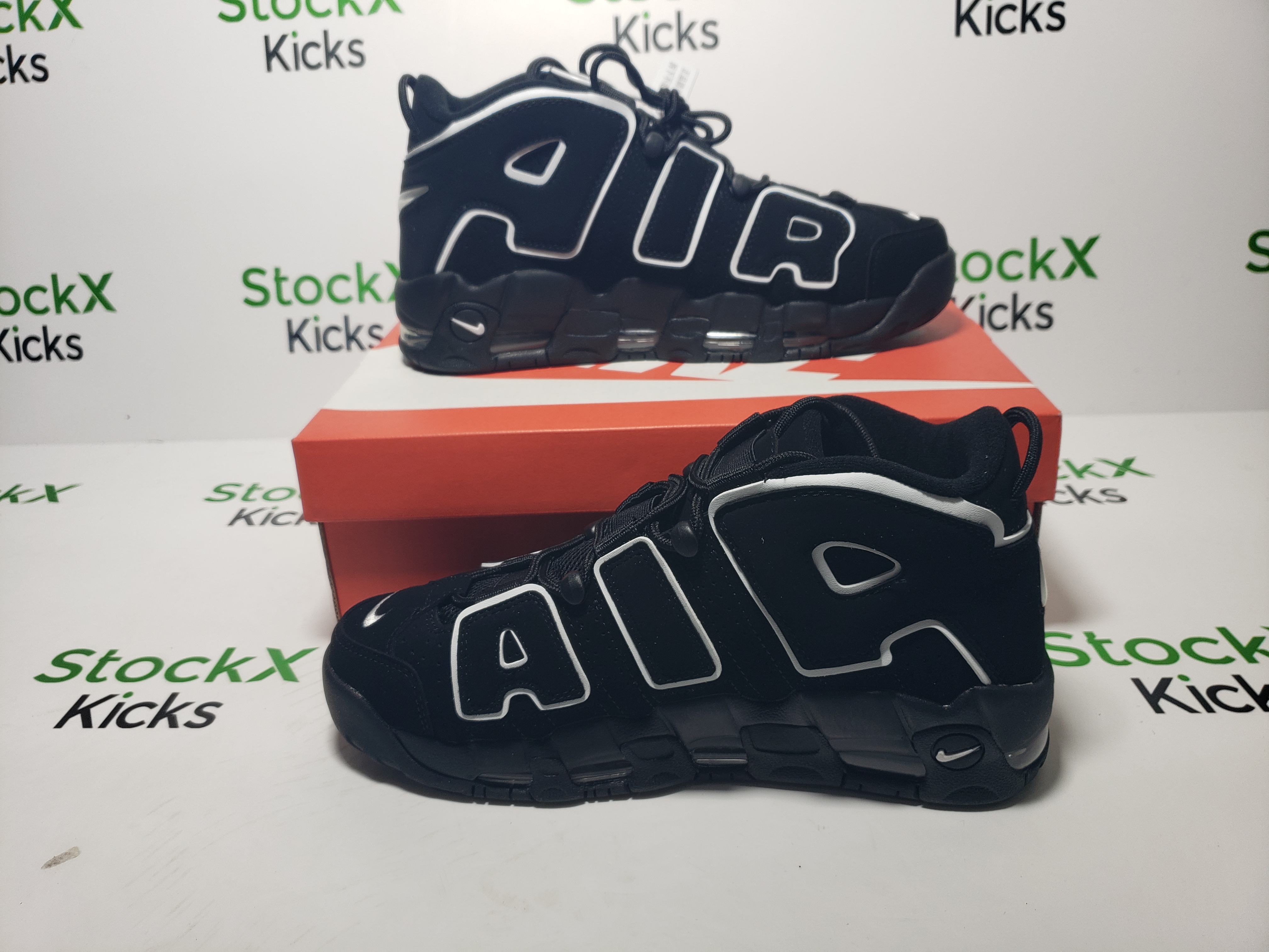 Nike Air More Uptempo Black White 414962-002 review Stockxkicksvip 03
