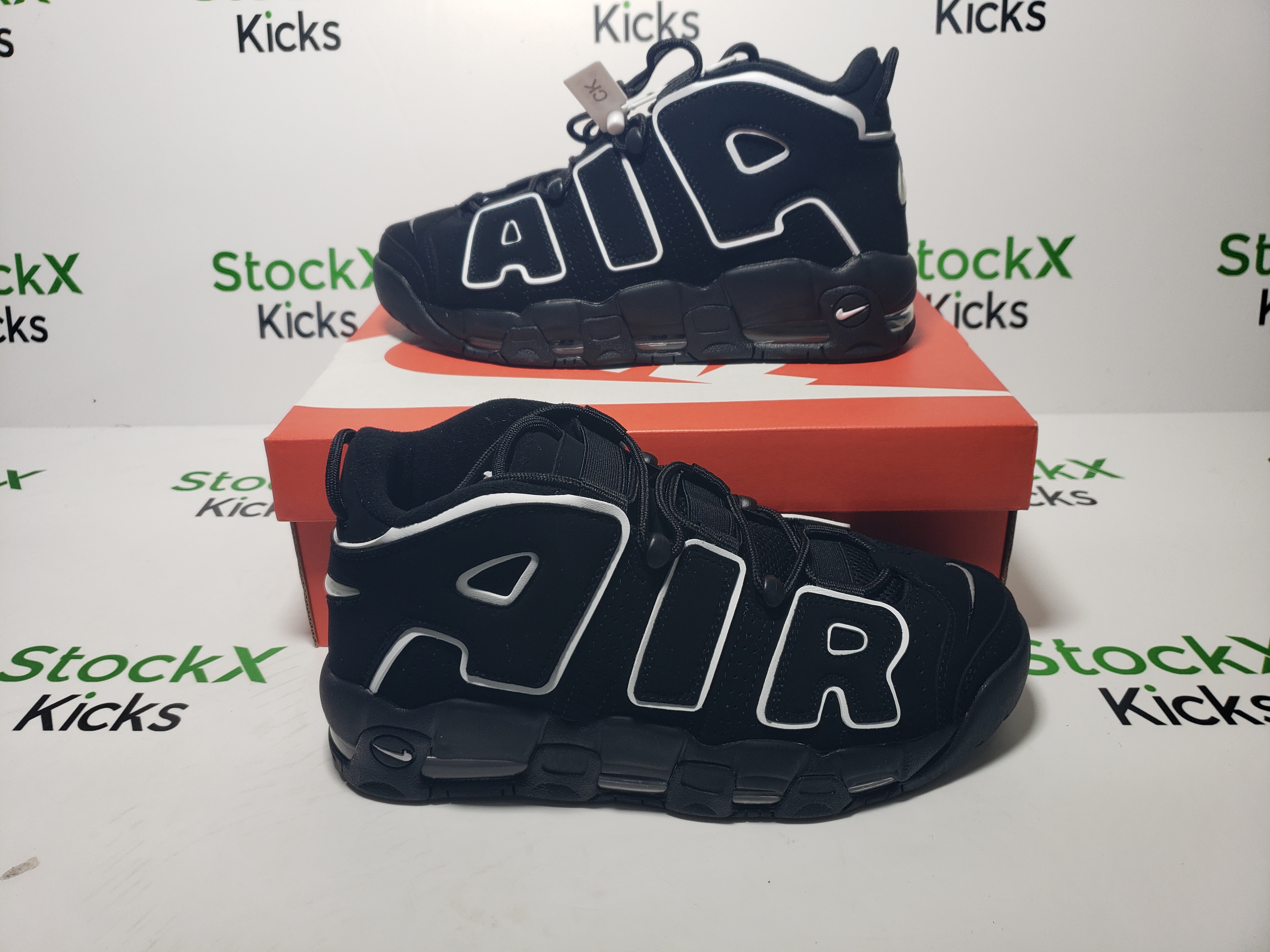 Nike Air More Uptempo Black White 414962-002 review Stockxkicksvip 04
