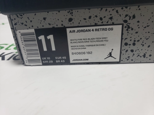 PK God Batch Air Jordan 4 Retro White Cement 840606-192 review 