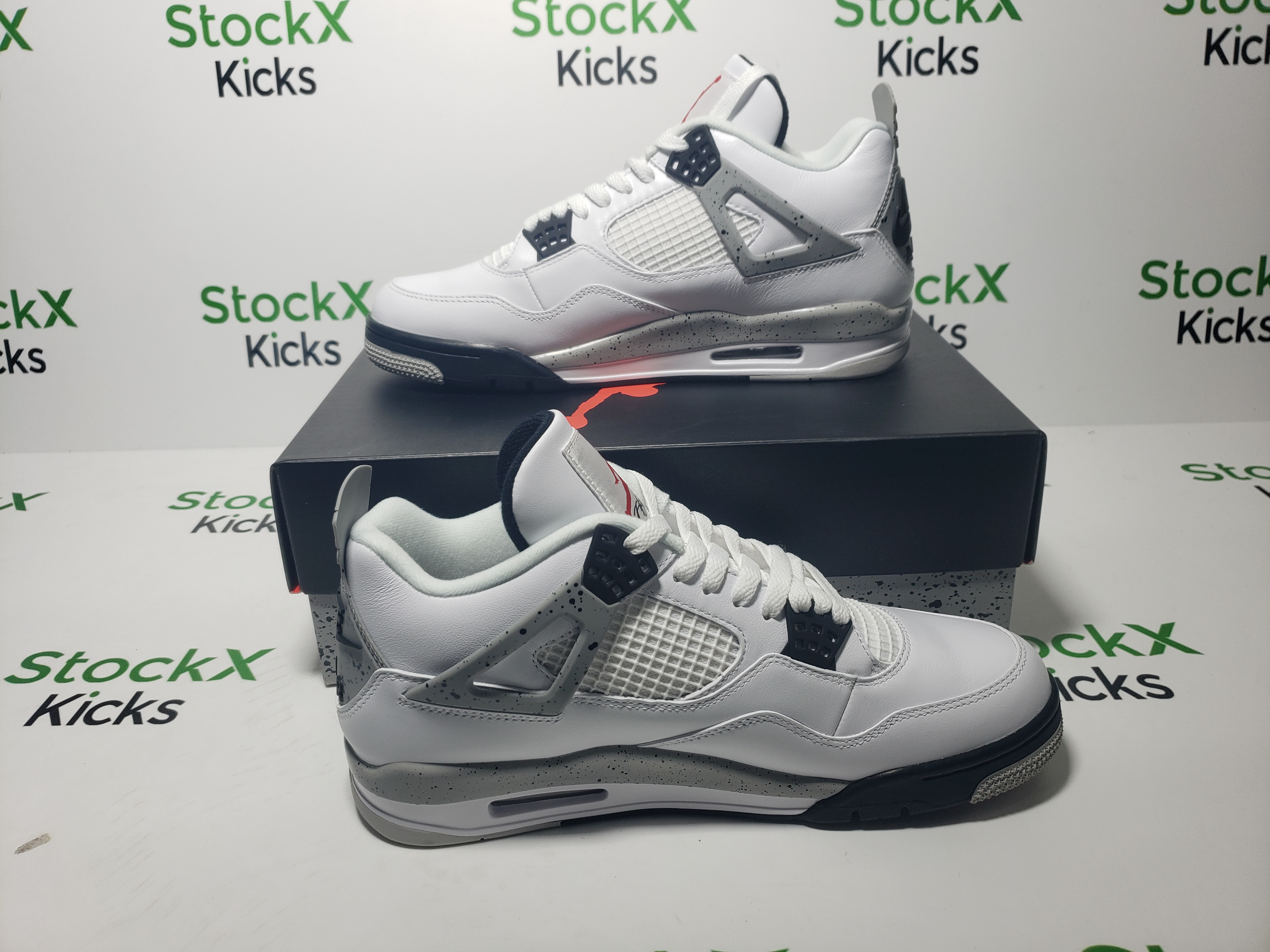 PK God Batch Air Jordan 4 Retro White Cement 840606-192 review Stockxkicksvip 03