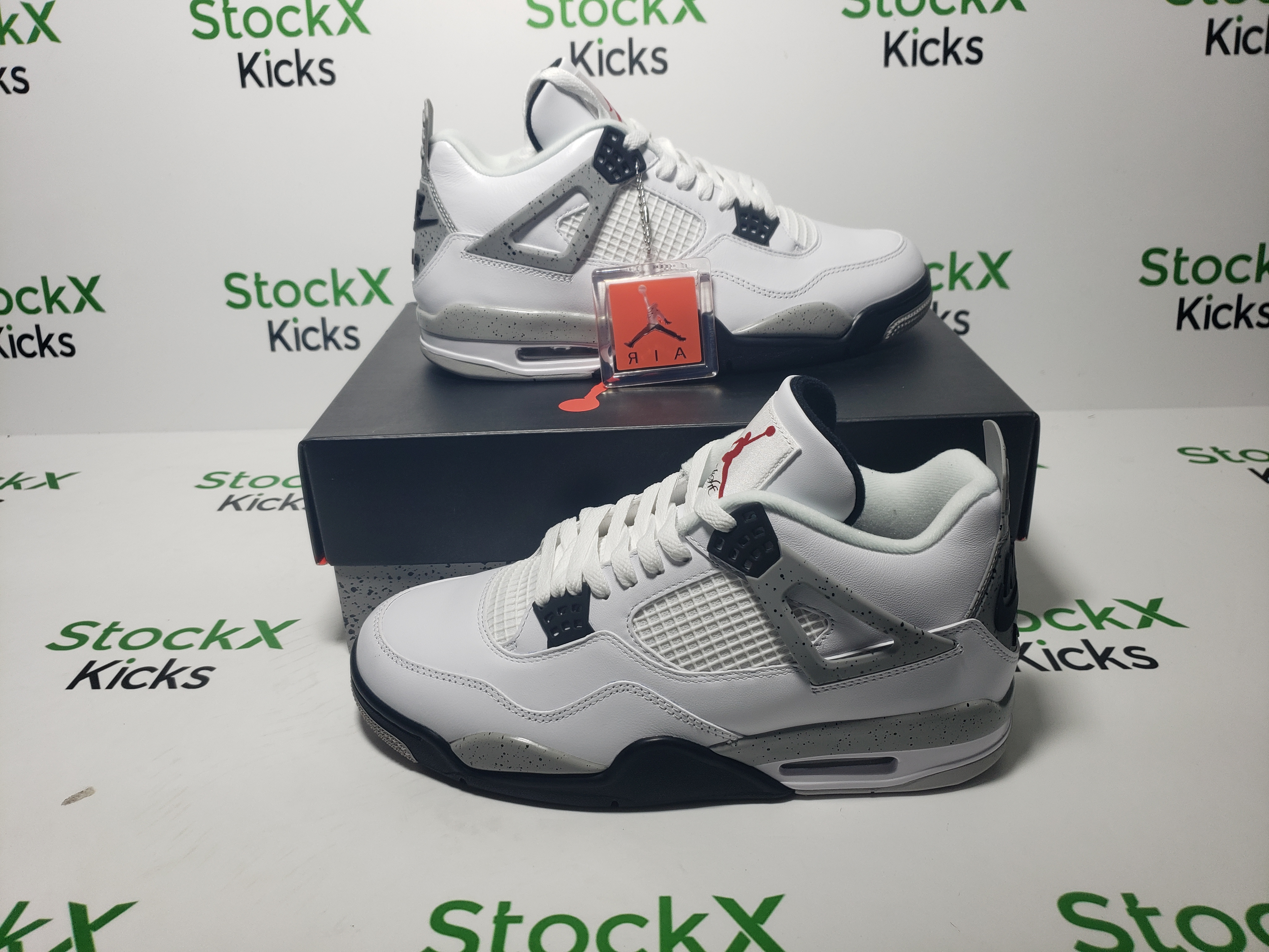 PK God Batch Air Jordan 4 Retro White Cement 840606-192 review Stockxkicksvip 04