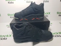 PK God Batch Air Jordan 4 Retro Kaws Black 930155-001 review Stockxkicksvip 04