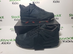 PK God Batch Air Jordan 4 Retro Kaws Black 930155-001 review Stockxkicksvip 05