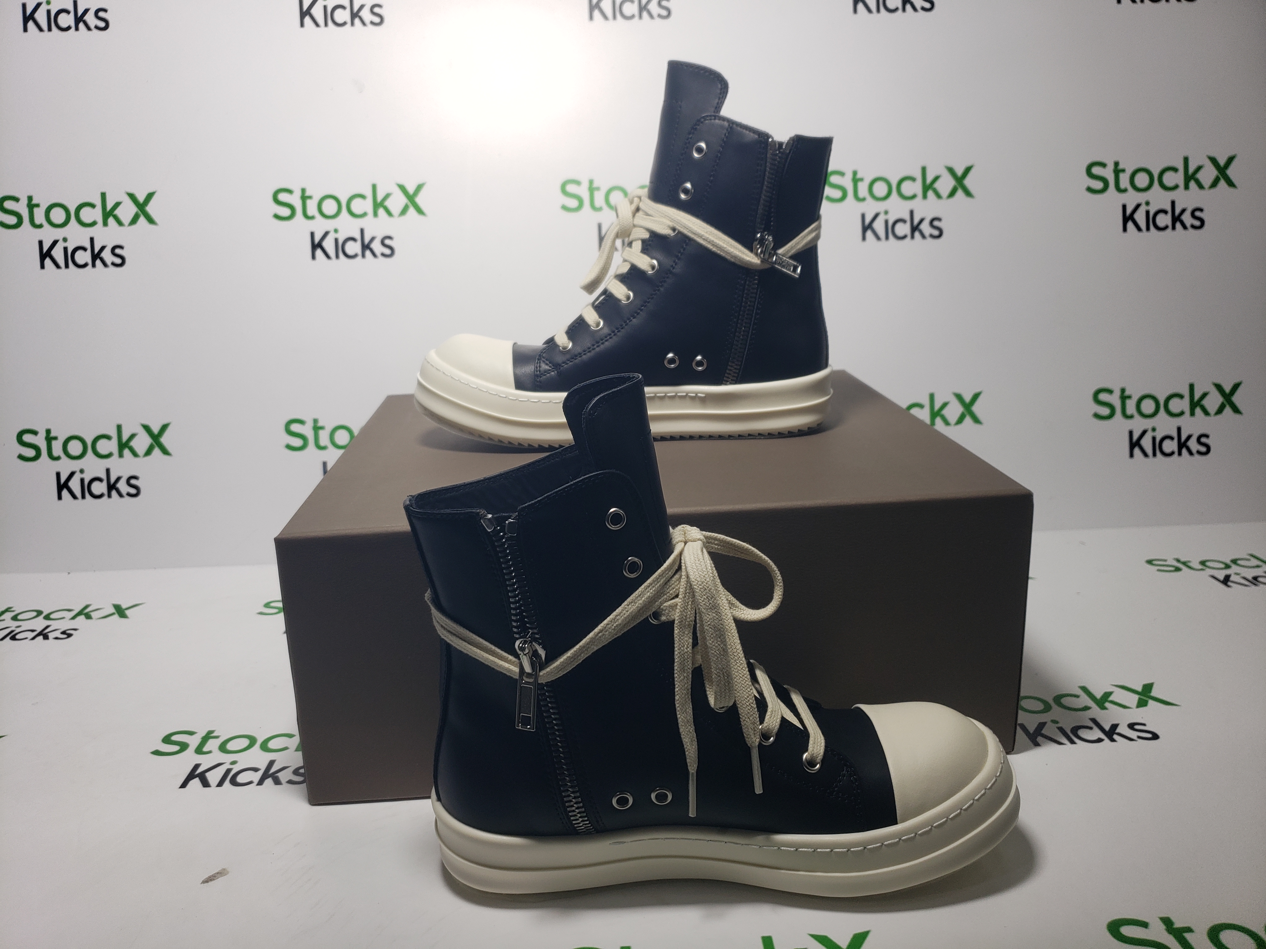 Rick Owens Phlegethon Leather High-Top Sneakers review Stockxkicksvip 03