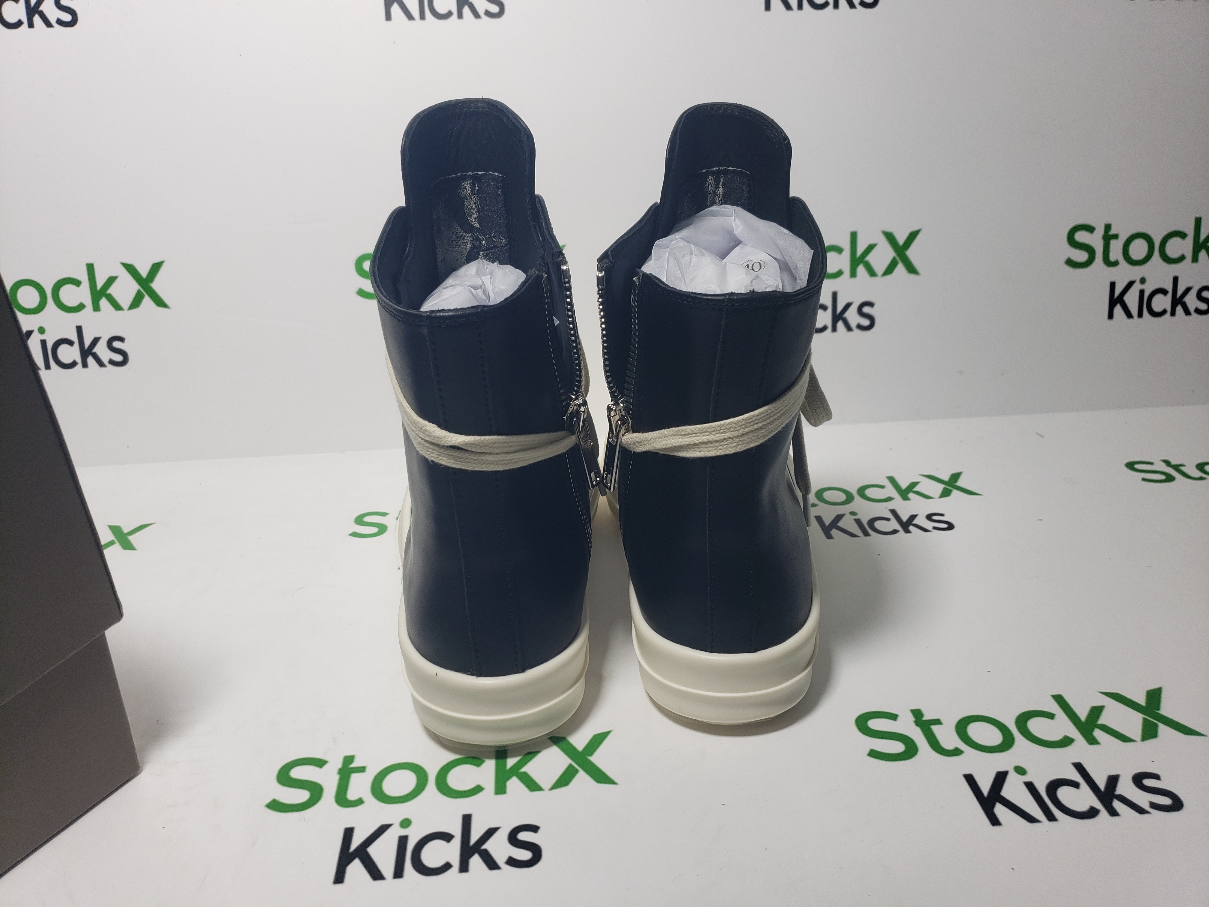 Rick Owens Phlegethon Leather High-Top Sneakers review Stockxkicksvip 01