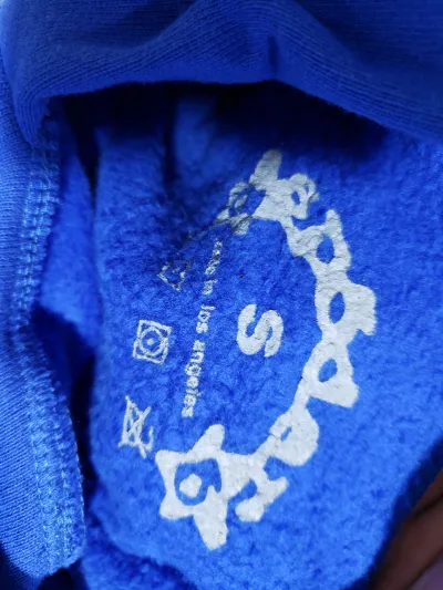 Sp5der Websuit Hoodie Blue GE 250322 review Stockxkicksvip 03