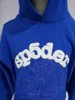 Sp5der Websuit Hoodie Blue GE 250322 review Stockxkicksvip 02