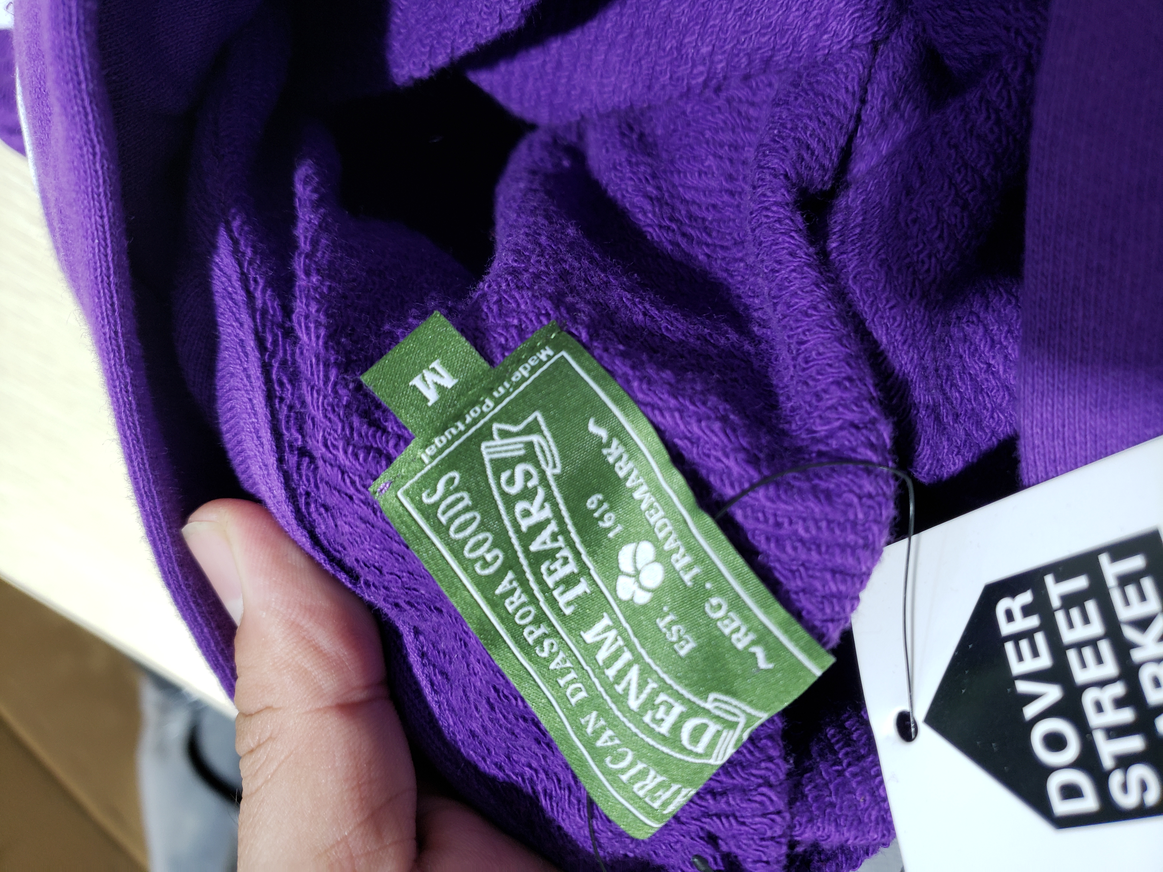 Denim Tears The Cotton Wreath Sweatshirt Purple Hoodie review Stockxkicksvip 04