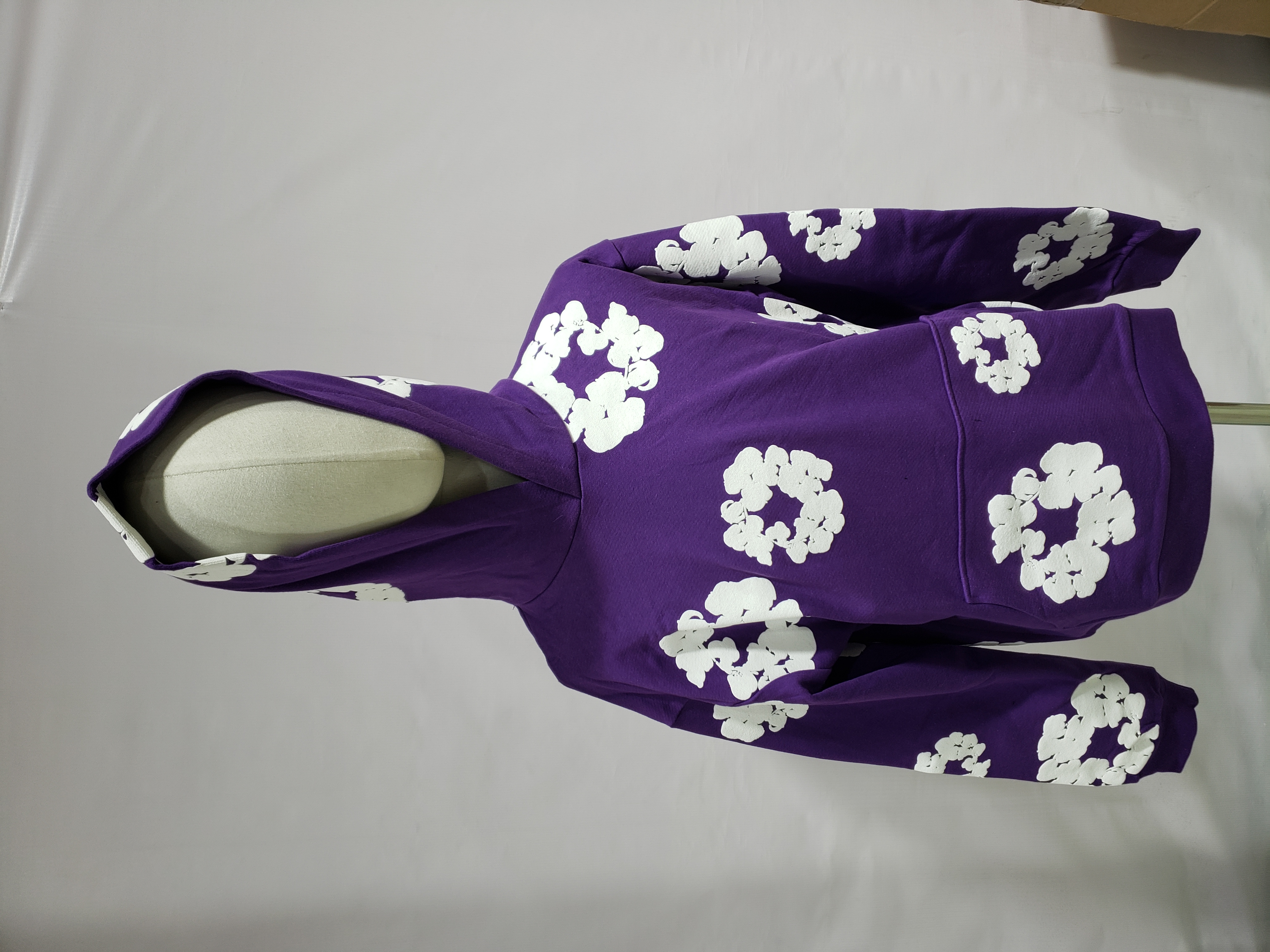 Denim Tears The Cotton Wreath Sweatshirt Purple Hoodie review Stockxkicksvip 00