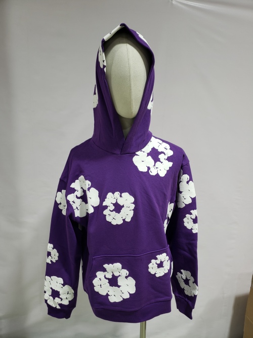 Denim Tears The Cotton Wreath Sweatshirt Purple Hoodie review 