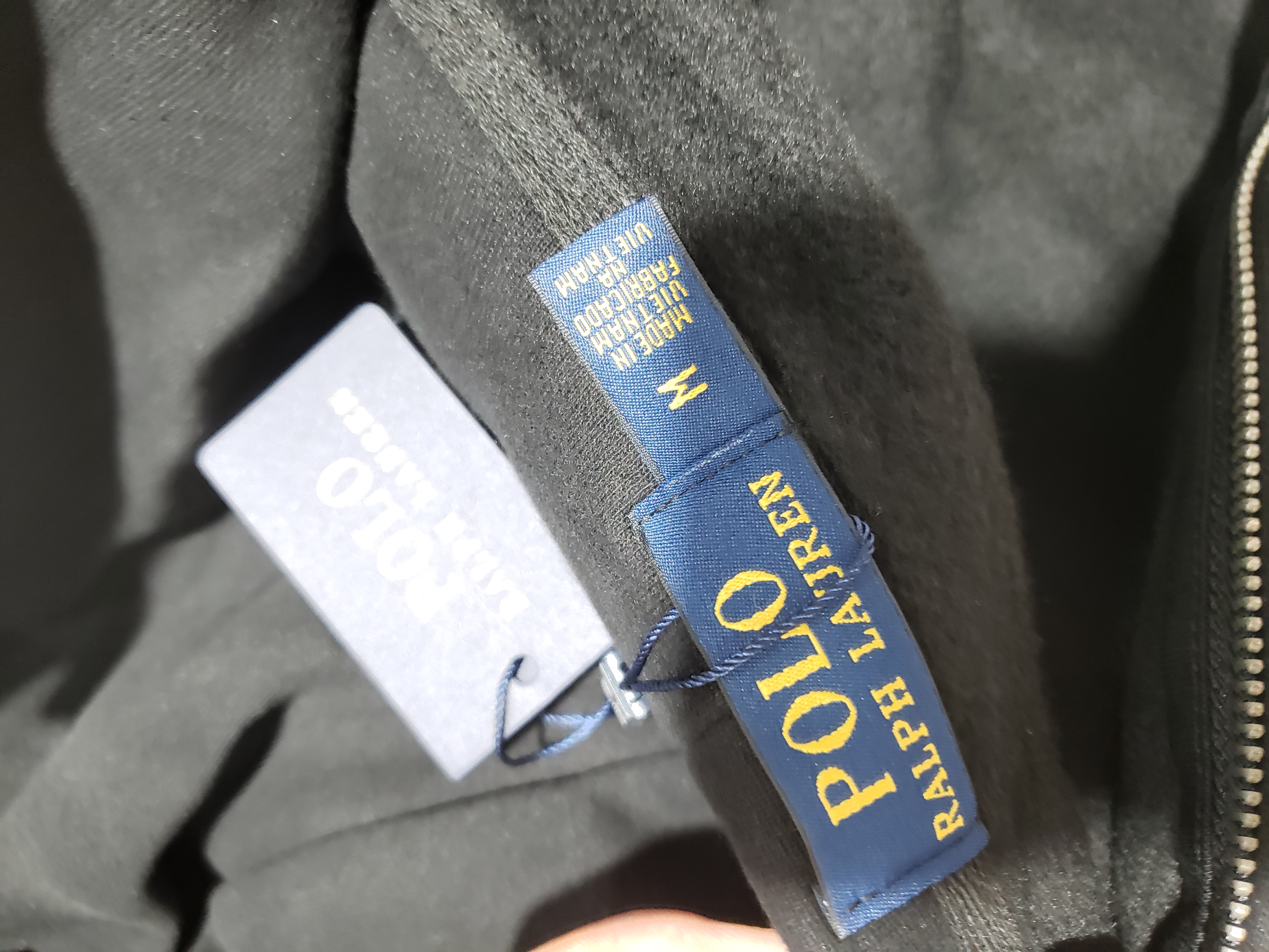 Polo Ralph Lauren Men's Double Knit Full-Zip Hoodie Sweatshirt Black and Red review Stockxkicksvip 03