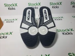 Louis Vuitton LV Trainer Sneaker Black White XD CK24071803 review Stockxkicksvip 07