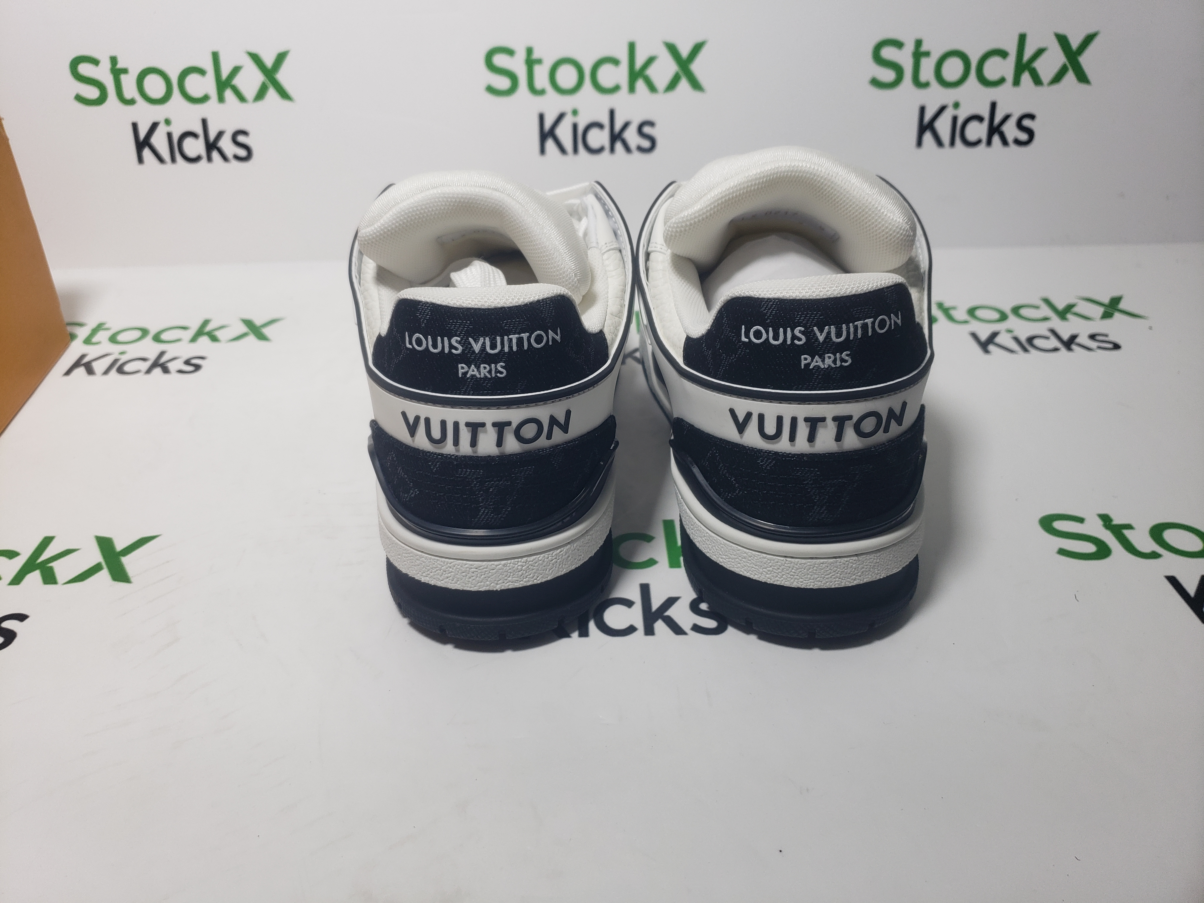 Louis Vuitton LV Trainer Sneaker Black White XD CK24071803 review Stockxkicksvip 01
