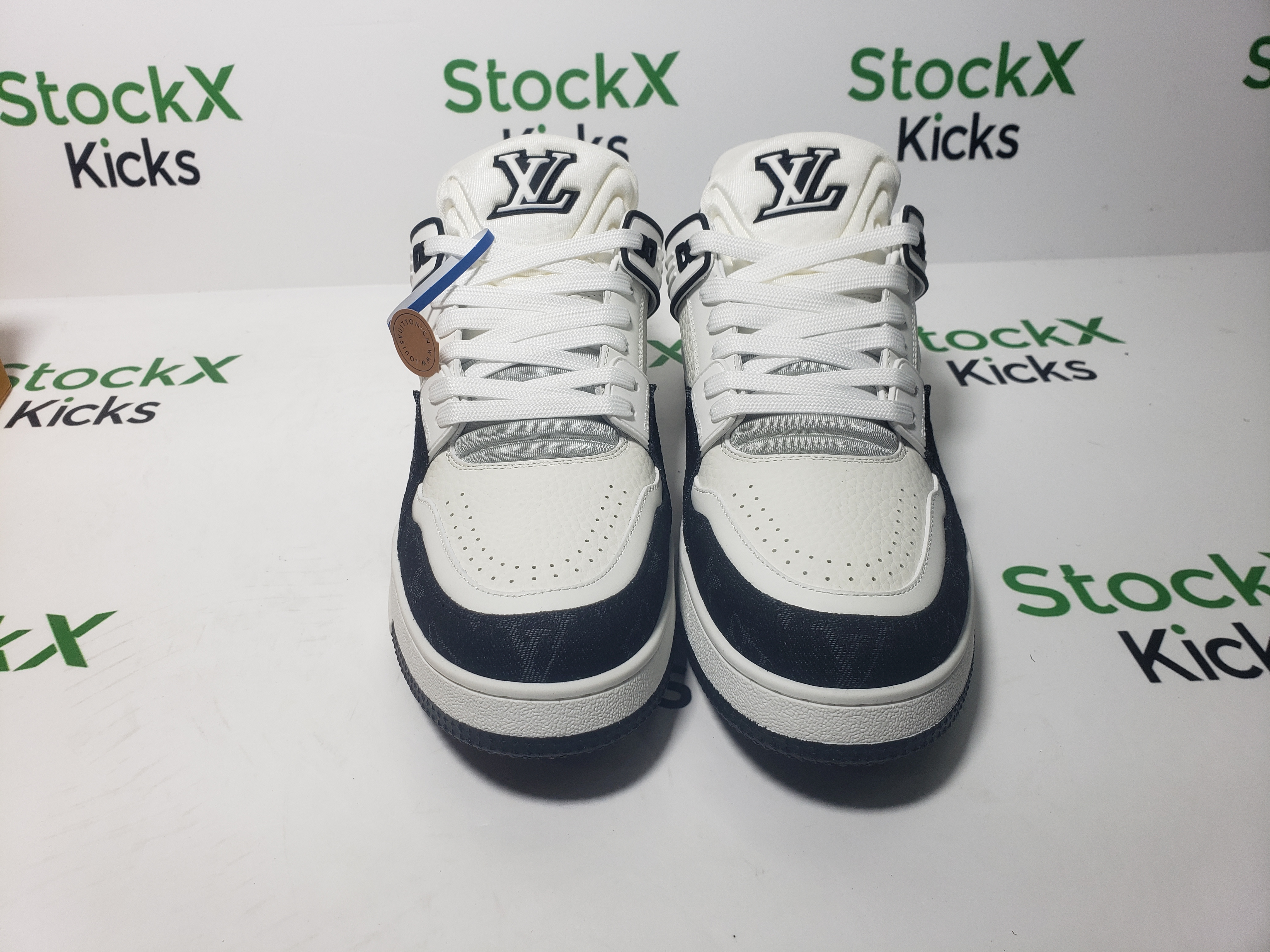 Louis Vuitton LV Trainer Sneaker Black White XD CK24071803 review Stockxkicksvip 02
