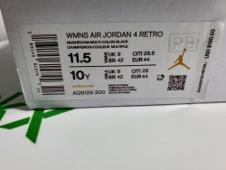 PK God Batch Air Jordan 4 Retro Fossil (W) AQ9129-200 review Stockxkicksvip 01