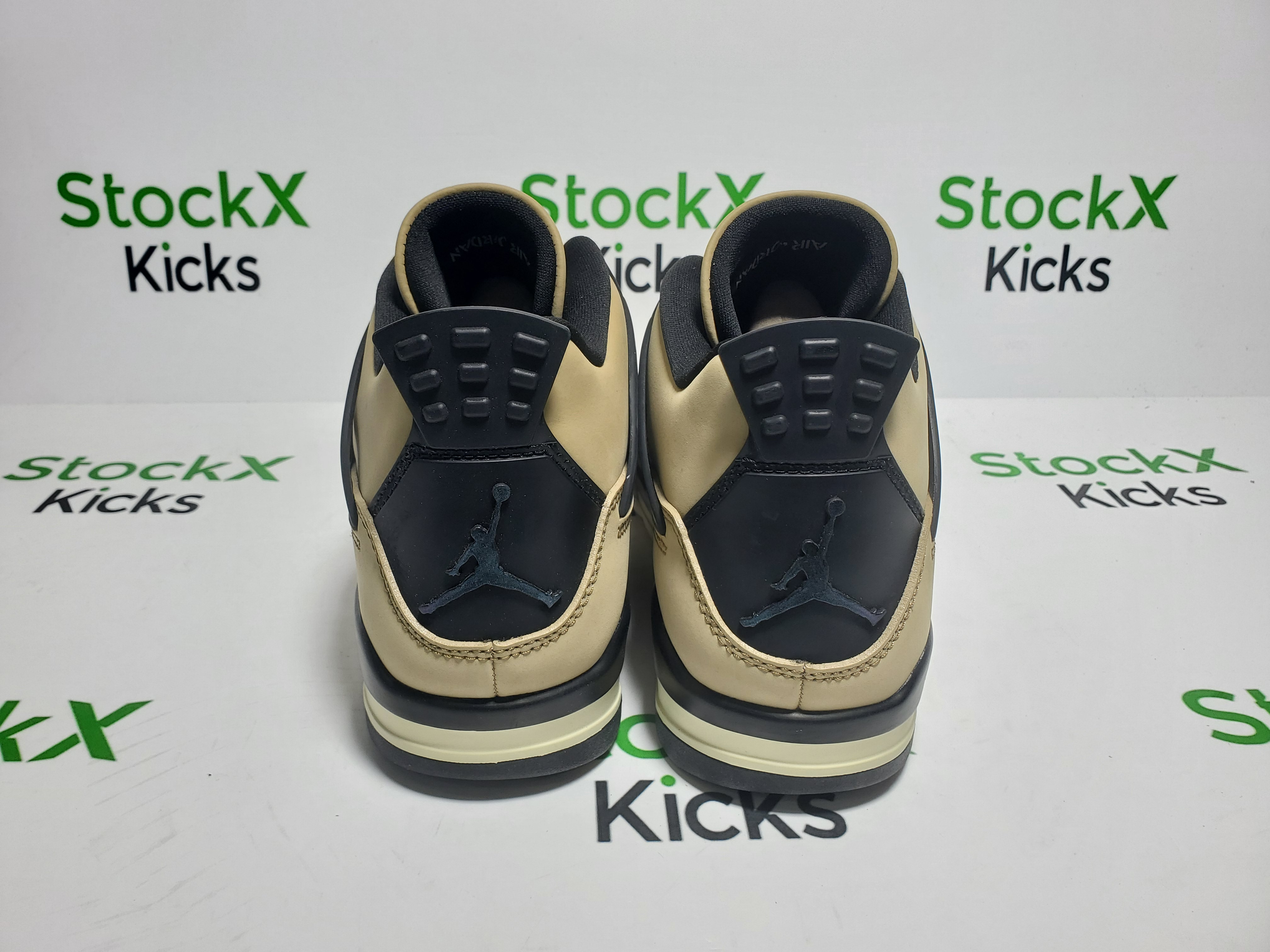 PK God Batch Air Jordan 4 Retro Fossil (W) AQ9129-200 review Stockxkicksvip 03