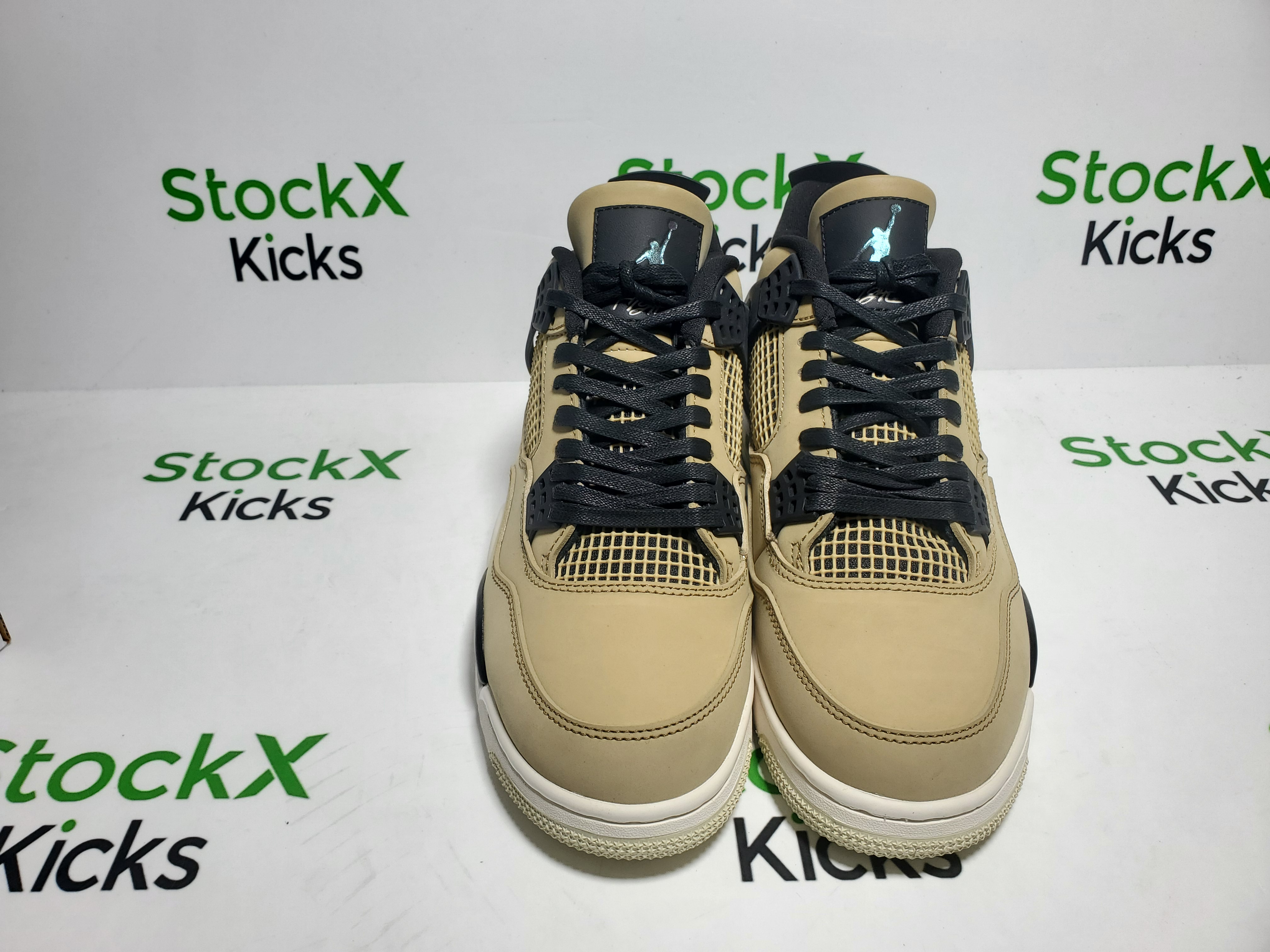 PK God Batch Air Jordan 4 Retro Fossil (W) AQ9129-200 review Stockxkicksvip 04