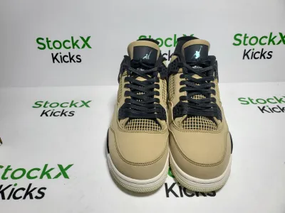 PK God Batch Air Jordan 4 Retro Fossil (W) AQ9129-200 review Stockxkicksvip 04