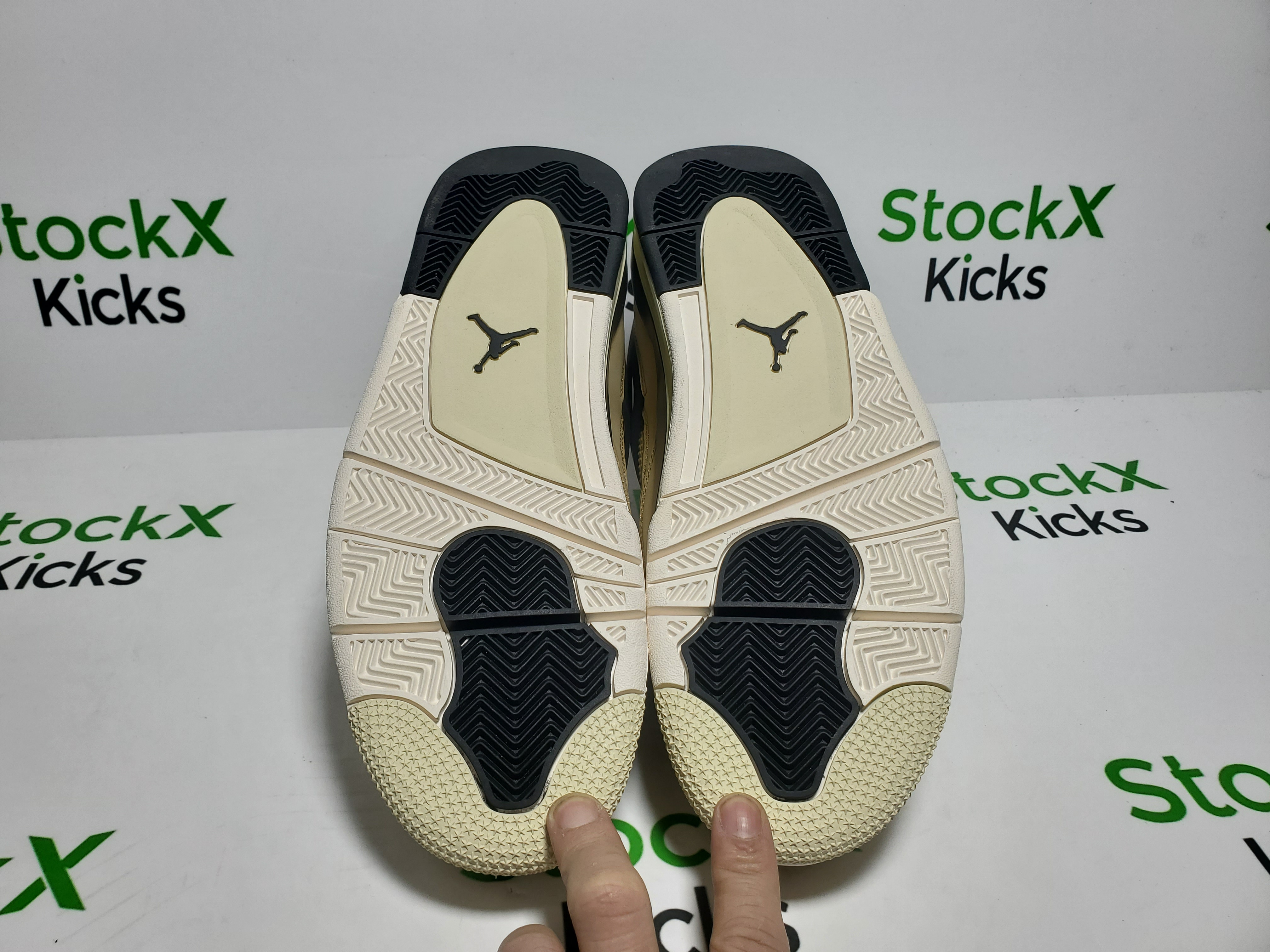 PK God Batch Air Jordan 4 Retro Fossil (W) AQ9129-200 review Stockxkicksvip 05