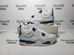PK God Batch Jordan 4 Retro SB SP Navy DR5415-100 review Stockxkicksvip  06
