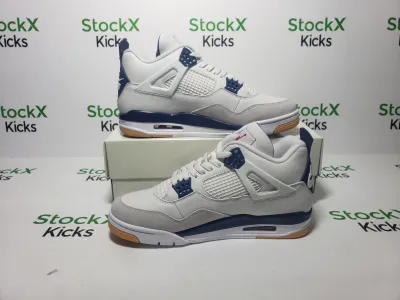 PK God Batch Jordan 4 Retro SB SP Navy DR5415-100 review Stockxkicksvip  06