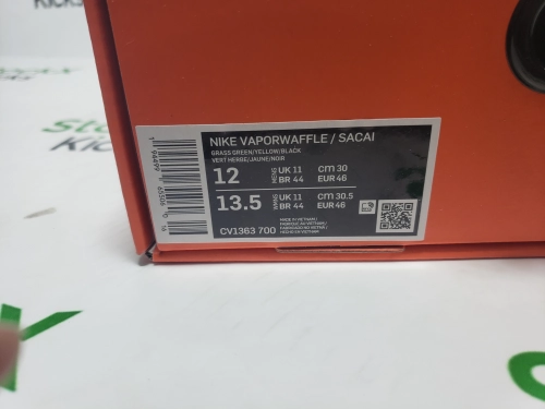 PK God Batch Nike Vaporwaffle sacai Tour Yellow Stadium Green CV1363-700 review 