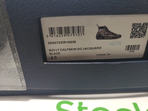 Dior B23 High-Top Sneaker Black Maxi Dior Oblique Jacquard 3SH126ZXX_H969 review 