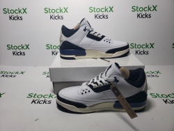 PK God Batch Air Jordan 3 x A Ma Maniere Diffused Blue HV8571-100 review Stockxkicksvip 04