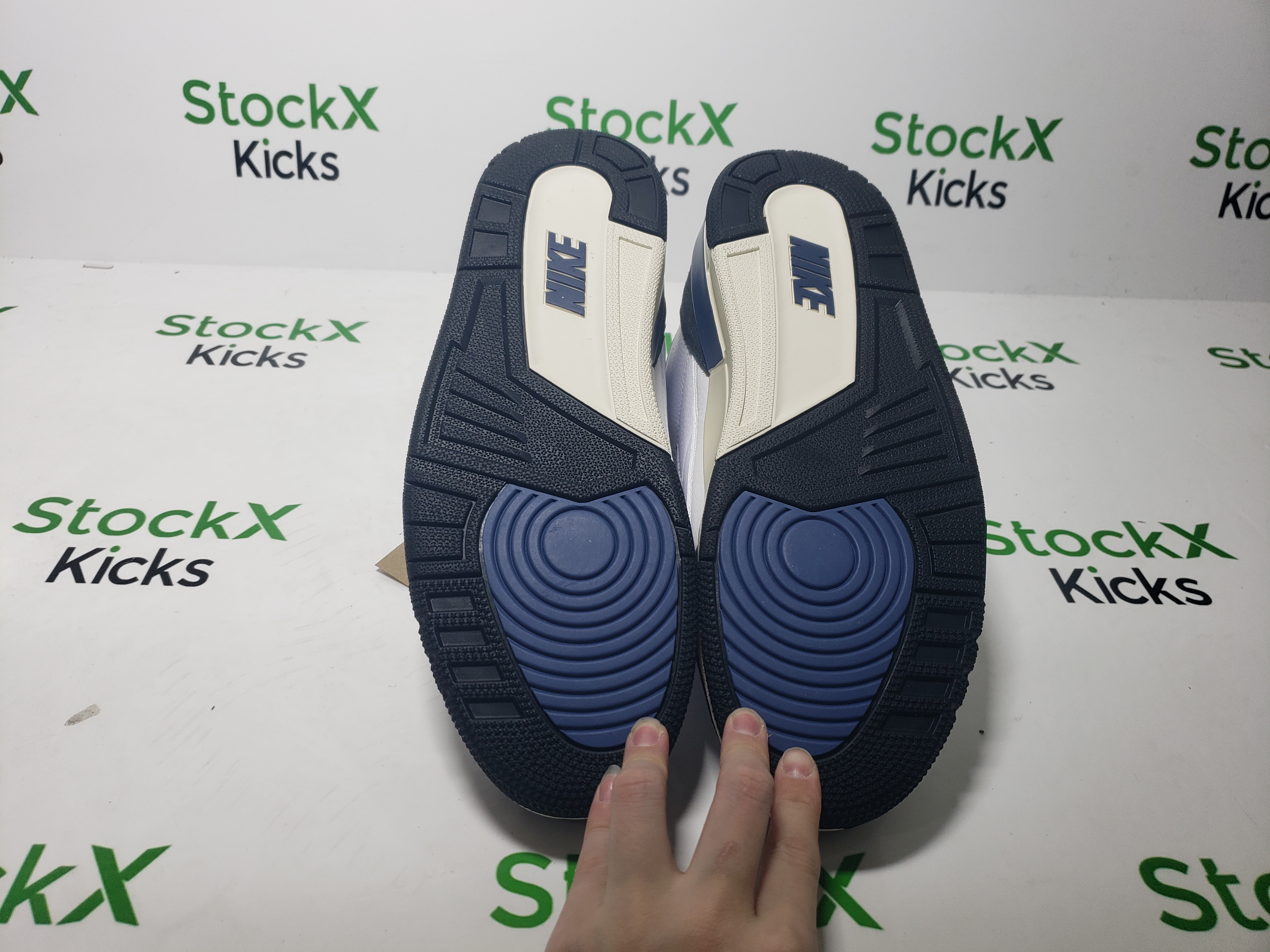 PK God Batch Air Jordan 3 x A Ma Maniere Diffused Blue HV8571-100 review Stockxkicksvip 04