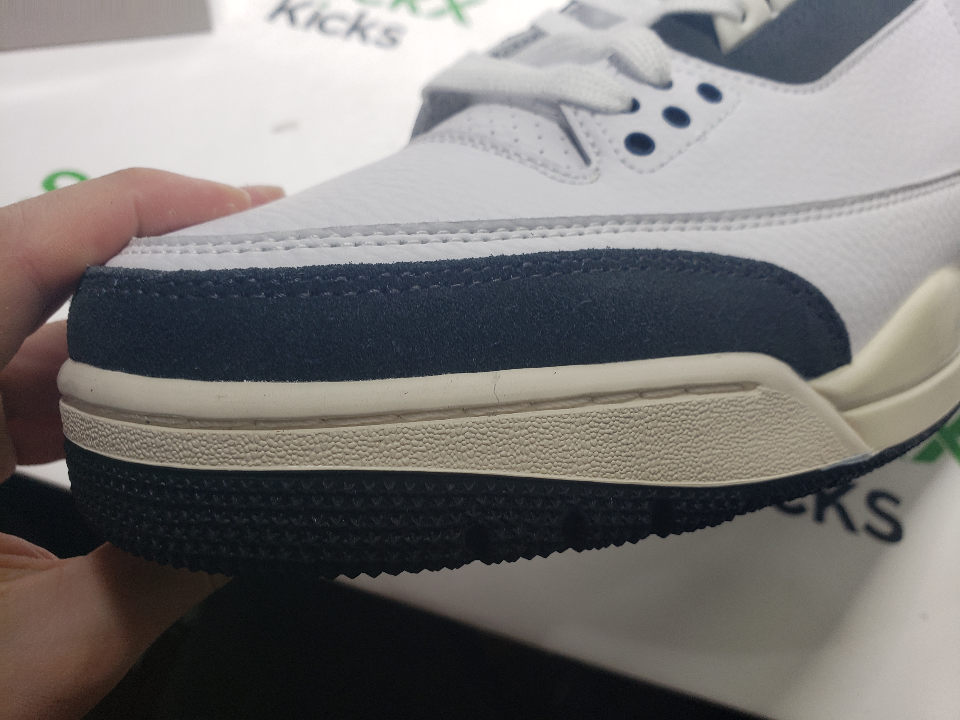 PK God Batch Air Jordan 3 x A Ma Maniere Diffused Blue HV8571-100 review Stockxkicksvip 05