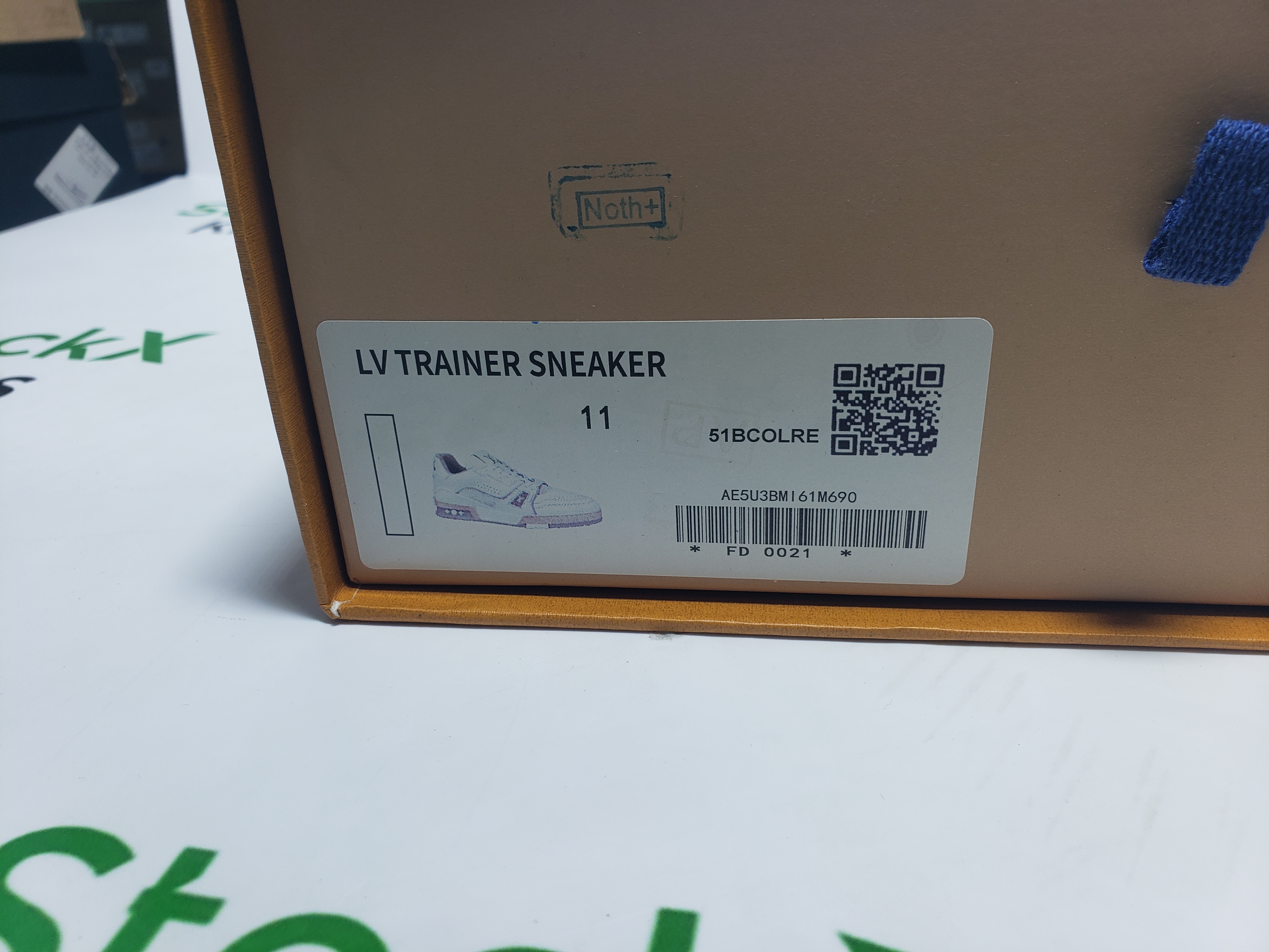 Louis Vuitton Trainer White Litchi Pattern FD0221 review Stockxkicksvip 00